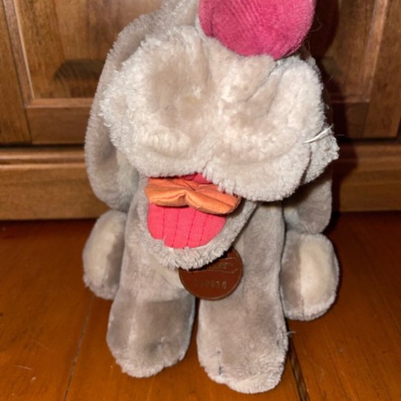 Vintage Wrinkles Dog Plush Toy 9” 1980s Ganz - Picture 7 of 10